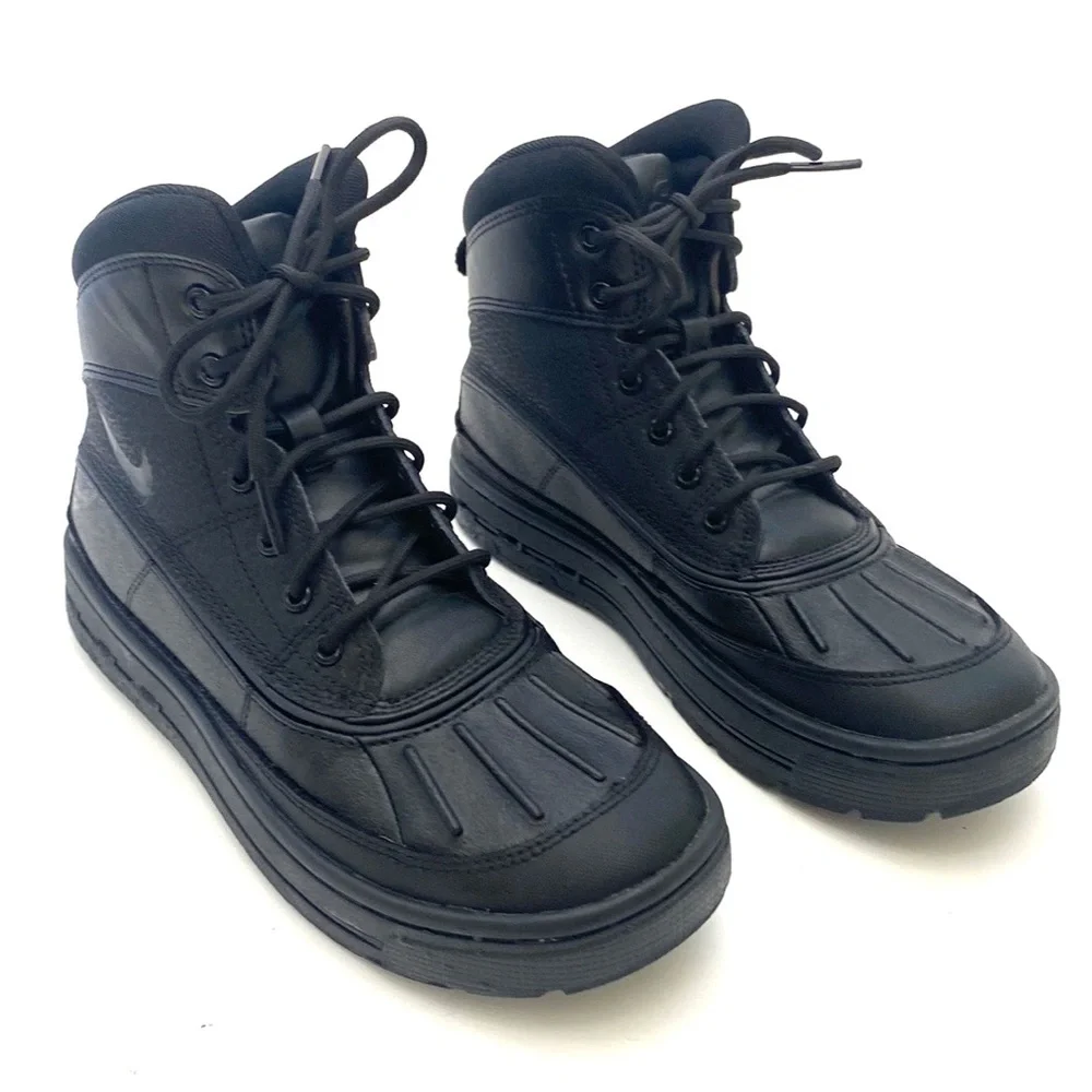 Nike ACG Youth Black Woodside II Lace-Up Boots 524872 - 004 (Boots Only)